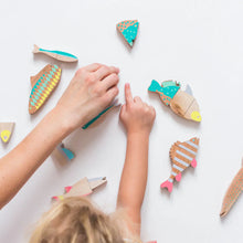 Charger l'image dans la galerie, EPERFA - Magnetic fish puzzle - Wooden toys