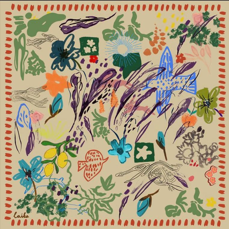 LAIKA - JOY Silk Bandana