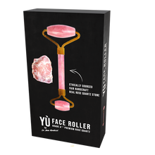 Cargar imagen en el visor de la galería, YÙ / Rose Quartz face roller for facial massage
