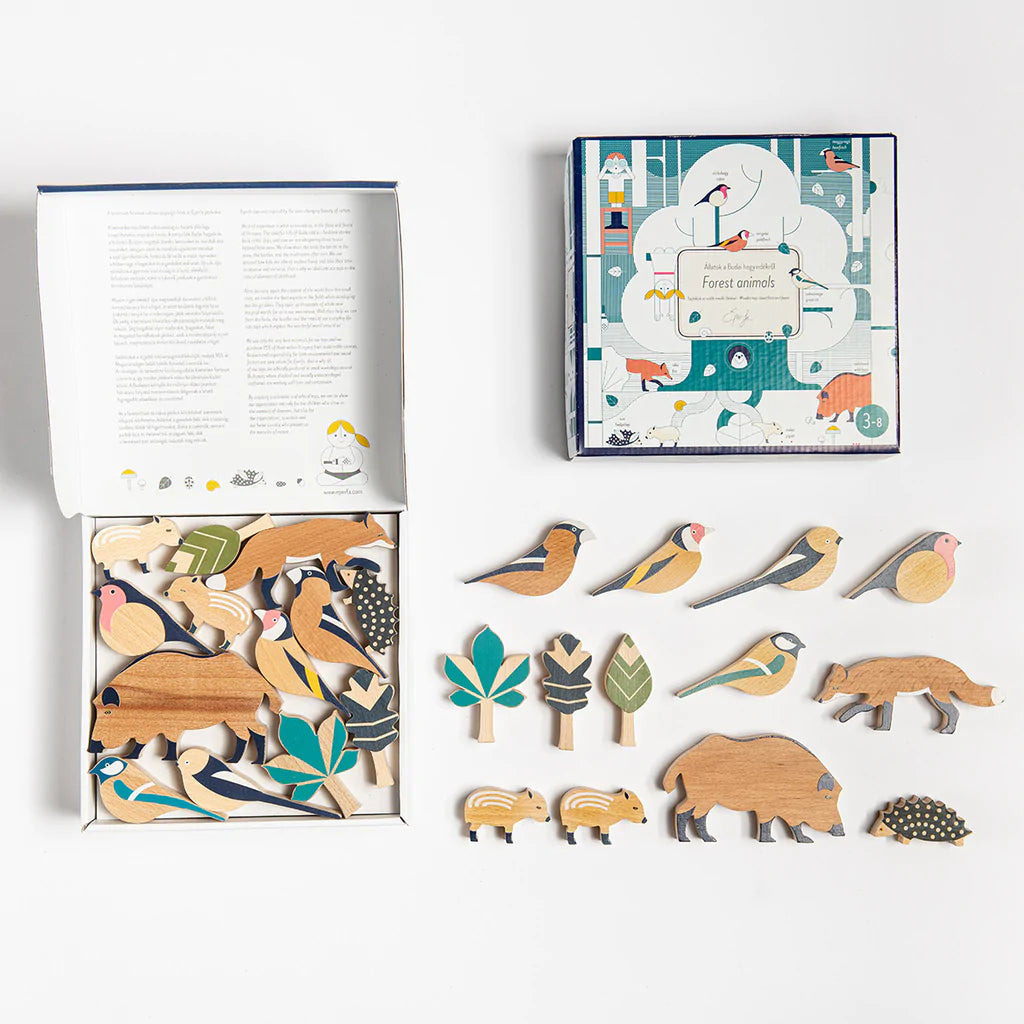 EPERFA- Forest animals set - Wooden toys