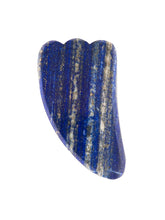Charger l&#39;image dans la galerie, YÙ / Lapis Lazuli Gua Sha Beauty massage Stone
