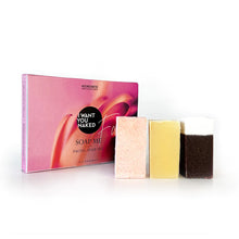 Lade das Bild in den Galerie-Viewer, I want you naked - SOAP ME Geschenk-Set
