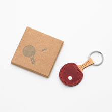Lade das Bild in den Galerie-Viewer, HERR PONG BERLIN - Mini Ping Pong Leather Keychain
