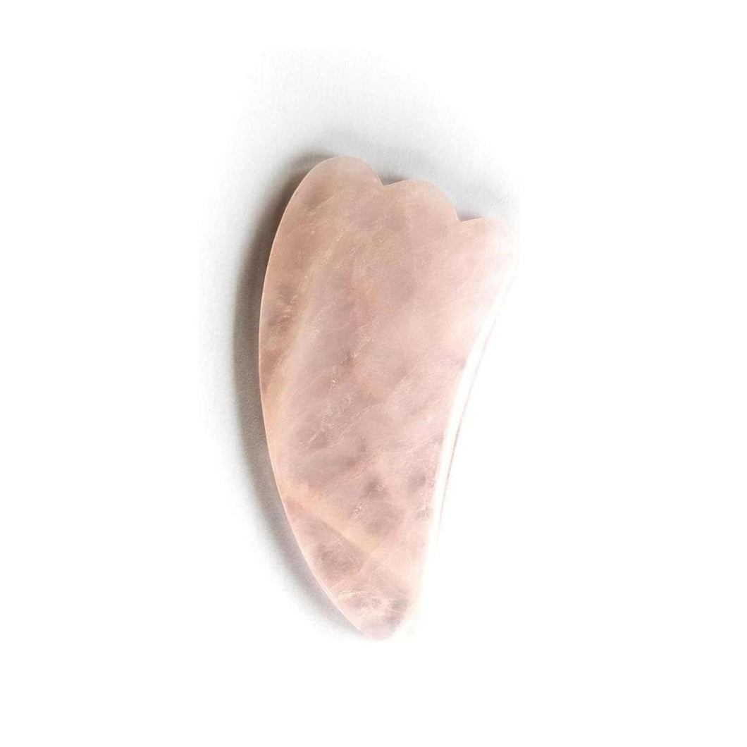 YÙ / Rose Quartz Gua Sha Beauty massage Stone