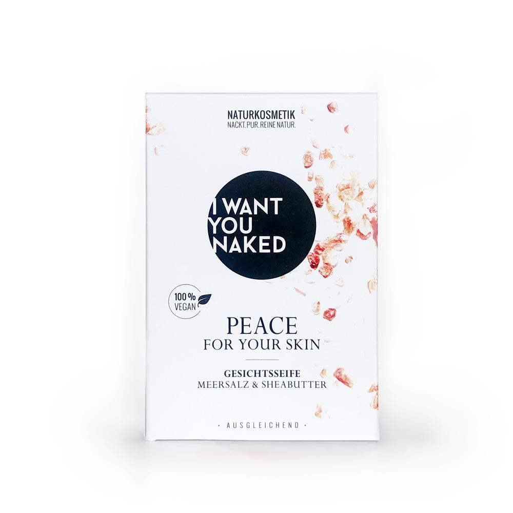 I want you naked - PEACE FOR YOUR SKIN - Gesichtsseife Meersalz & Sheabutter